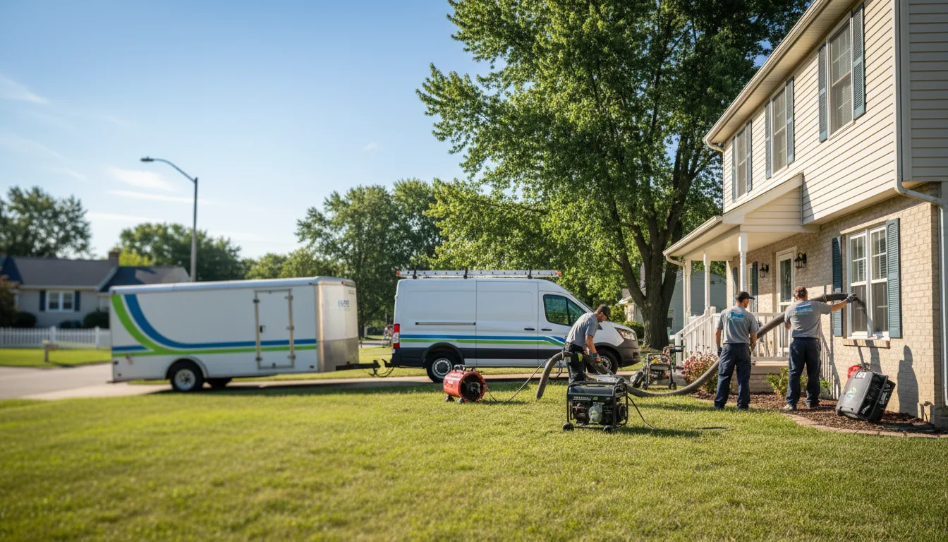 Flooded Basement Restoration And Cleanup With Repair in Robinson, KS near me